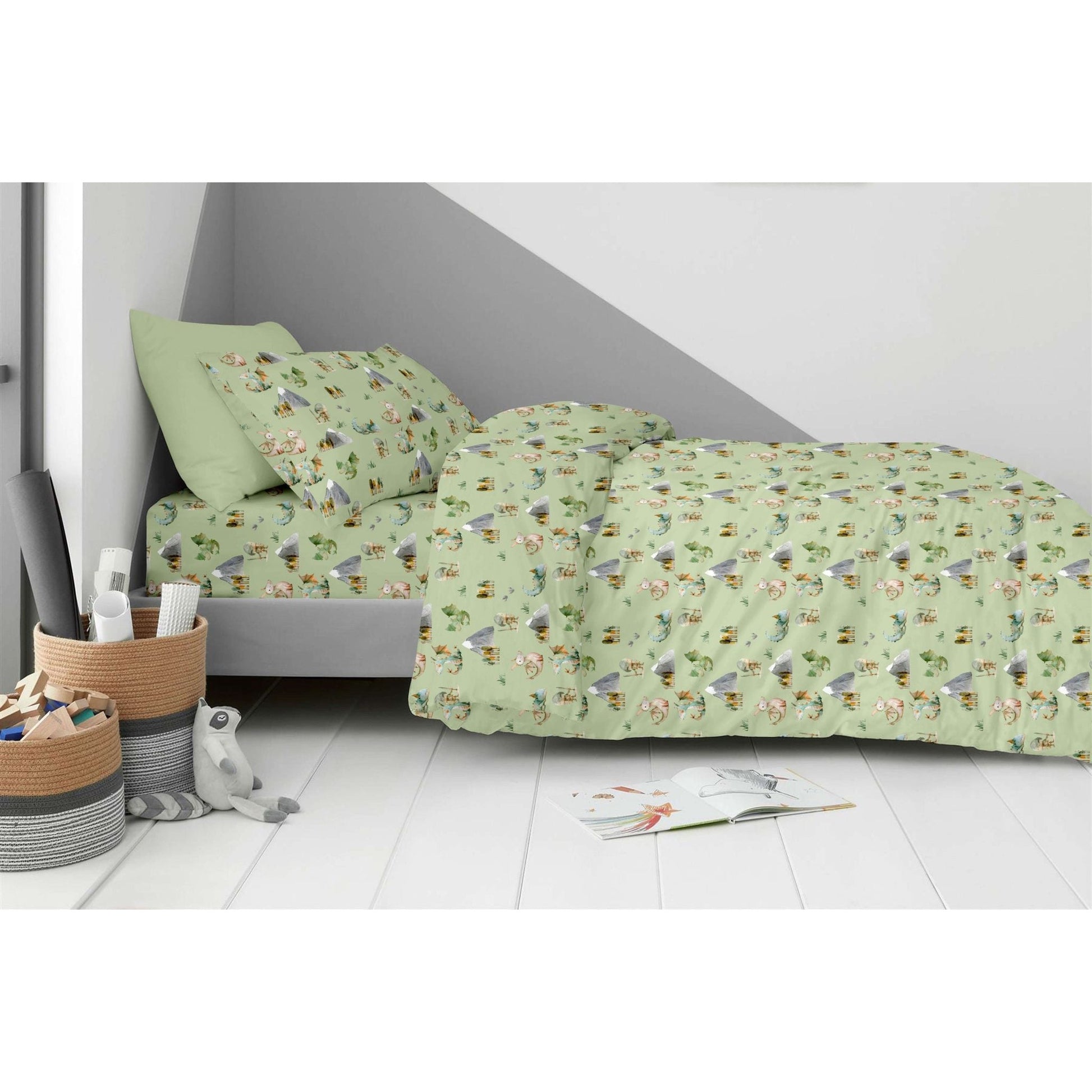 Σετ Παιδικό Κουβερλί με Σεντόνι και Μαξιλαροθήκες Ippotes