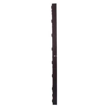 MAKEUP MIRROR-160x80-2 Μοντέρνος Καθρέπτης Μακιγιάζ με Πλαίσιο Φυσικού Ξύλου με Διακόπτη On/Off 20 x E27 AC220-240V - Μ80 x Π7 x Υ160cm - Καφέ Wenge