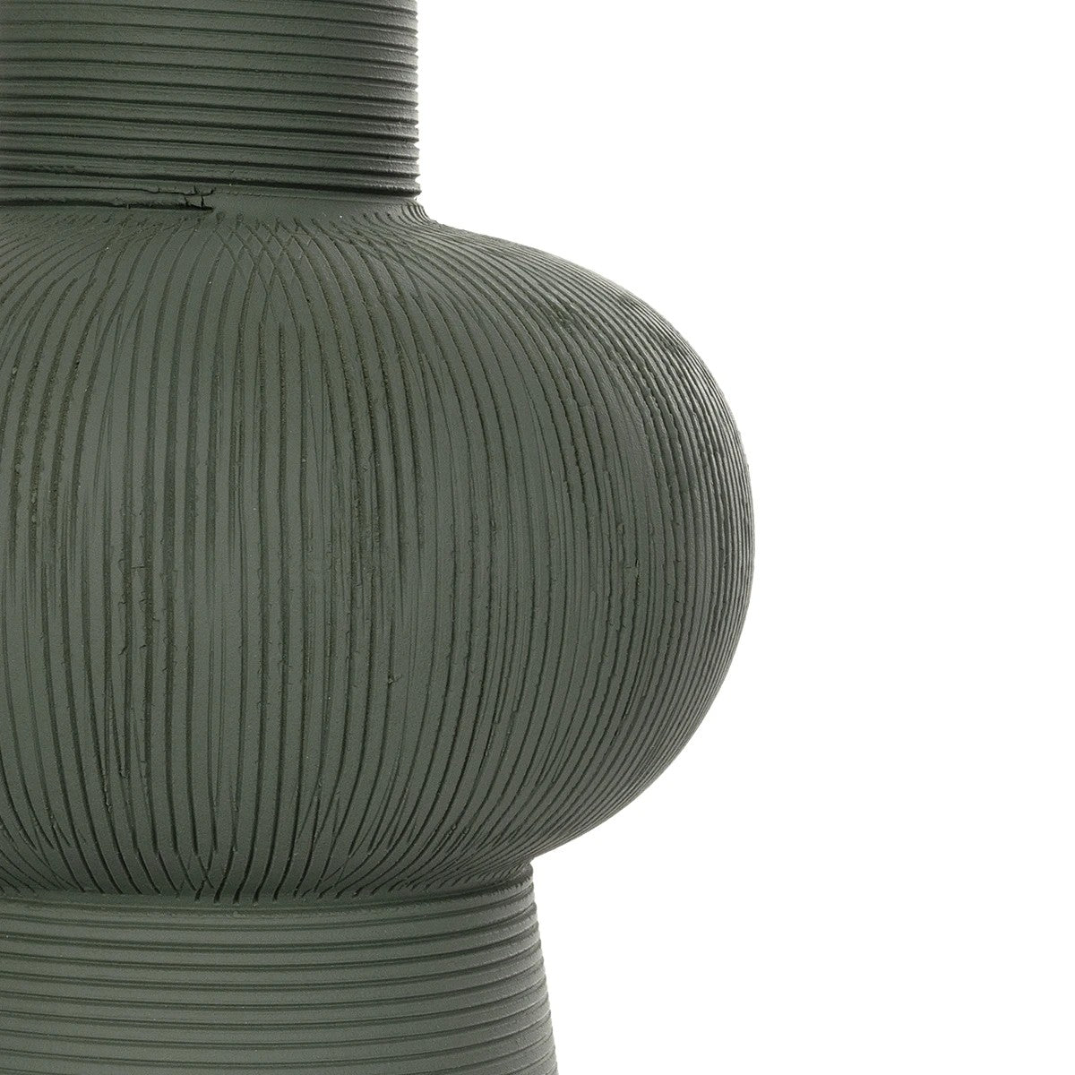 MALACHITE 21264 Διακοσμητικό Κεραμικό Βάζo Πράσινο Π13 x Μ13 x Υ16