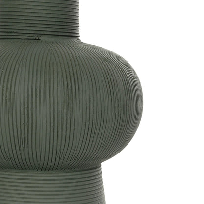 MALACHITE 21264 Διακοσμητικό Κεραμικό Βάζo Πράσινο Π13 x Μ13 x Υ16
