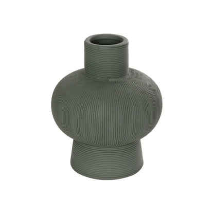 MALACHITE 21264 Διακοσμητικό Κεραμικό Βάζo Πράσινο Π13 x Μ13 x Υ16