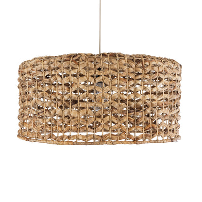MANGATA 01849 Boho Κρεμαστό Φωτιστικό Οροφής με Ντουί 1 x E27 AC 220-240V IP20 - Καφέ - Μ60 x Π60 x Υ28