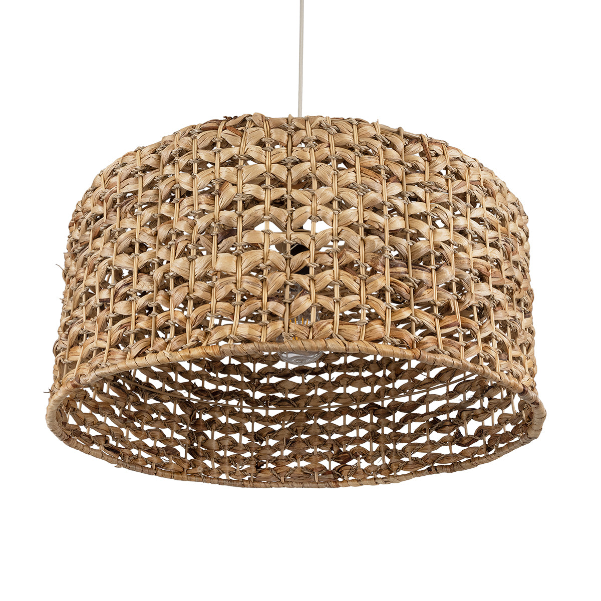 MANGATA 01849 Boho Κρεμαστό Φωτιστικό Οροφής με Ντουί 1 x E27 AC 220-240V IP20 - Καφέ - Μ60 x Π60 x Υ28