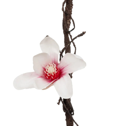 MANGOLIA FLOWER VINE 21470 Τεχνητό Διακοσμητικό Κλαδί Μανόλιας Y185cm