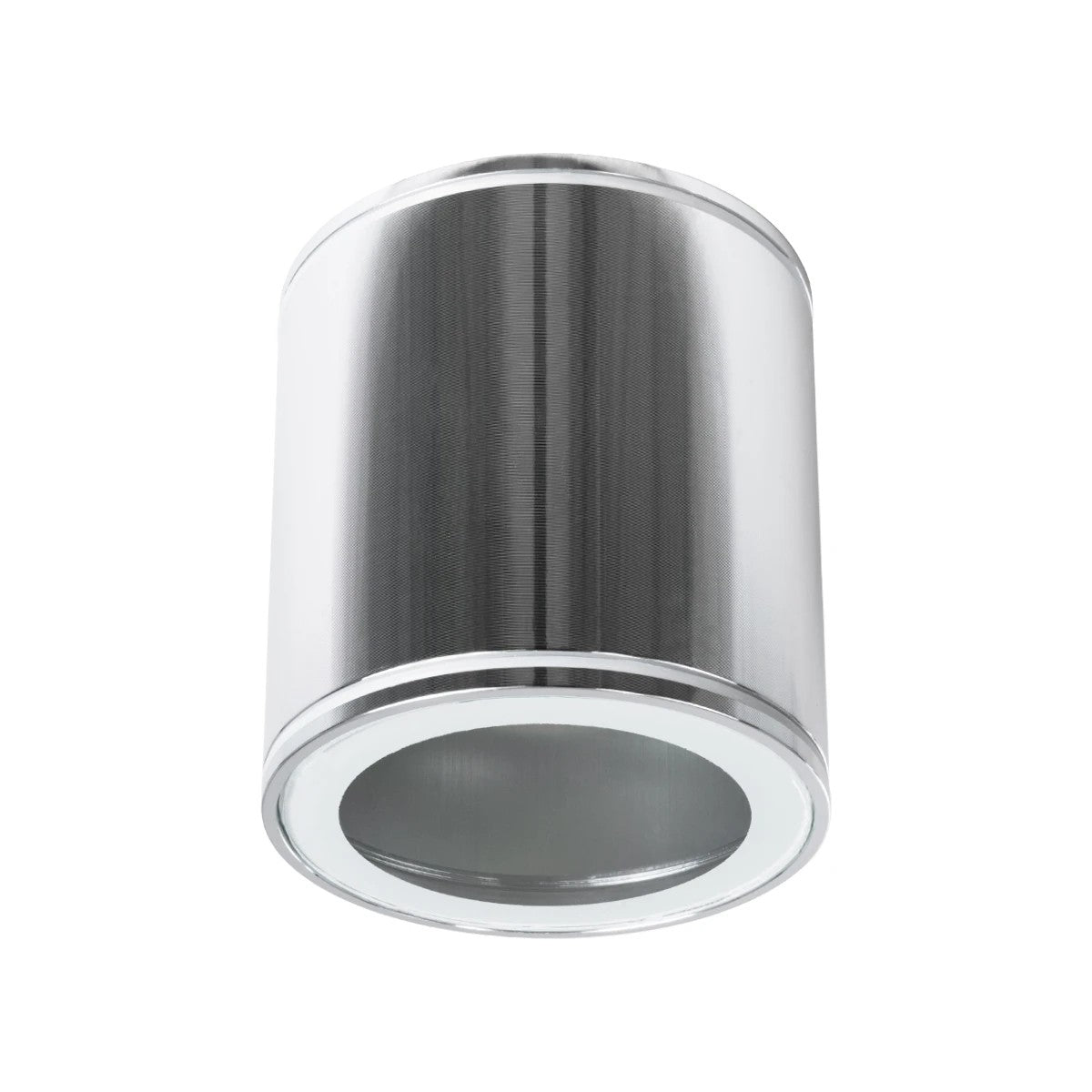MARETTI KLV-101-0057 Φωτιστικό Downlight Σποτ για Λάμπα MR16 με Ντουί GU10 AC 220-240V Αδιάβροχο IP65 - Νίκελ Χρώμιο - Μ9 x Π9 x Υ9