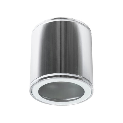 MARETTI KLV-101-0057 Φωτιστικό Downlight Σποτ για Λάμπα MR16 με Ντουί GU10 AC 220-240V Αδιάβροχο IP65 - Νίκελ Χρώμιο - Μ9 x Π9 x Υ9
