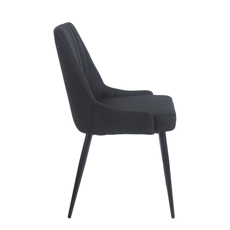 MEGAN BLACK ΥΦΑΣΜΑ ΚΑΡΕΚΛΑ ΜΕΤΑΛΛΙΚΗ 51x58x88