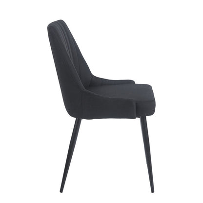 MEGAN BLACK ΥΦΑΣΜΑ ΚΑΡΕΚΛΑ ΜΕΤΑΛΛΙΚΗ 51x58x88