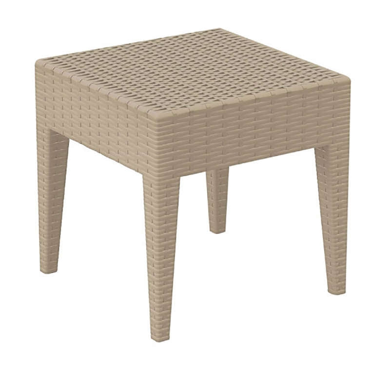 MIAMI TAUPE ΤΡΑΠΕΖΙ ΠΟΛ/ΝΙΟΥ 45x45x45
