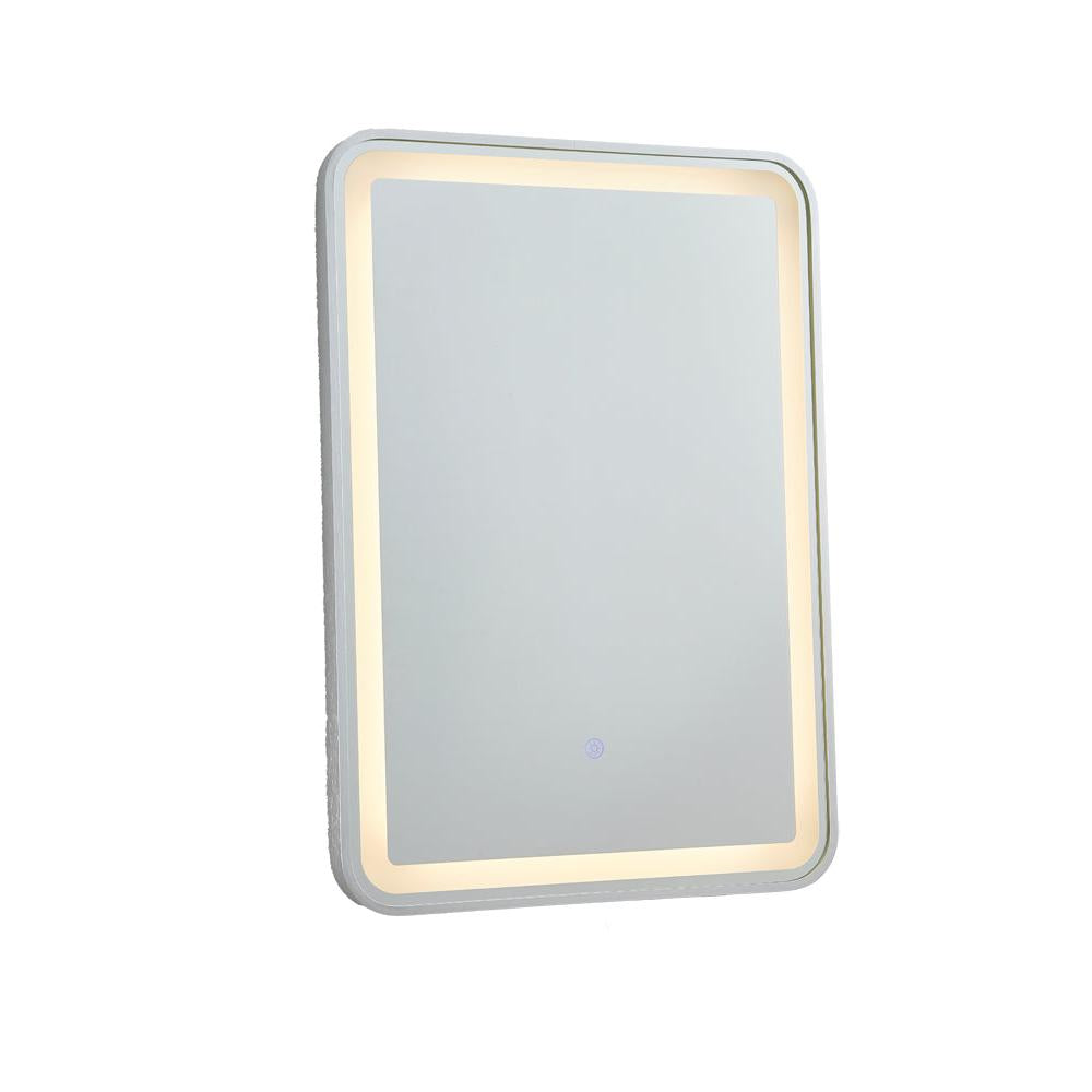 MIC-08 ΚΑΘΡΕΠΤΗΣ NM ΠΑΡΑΛ/ΜΟΣ ΝΙΚΕΛ ΜΑΤ ΚΟΡΝΙΖΑ LED ΦΩΤΙΣΜΟ TOUCH 50x70εκ
