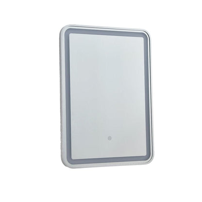 MIC-08 ΚΑΘΡΕΠΤΗΣ NM ΠΑΡΑΛ/ΜΟΣ ΝΙΚΕΛ ΜΑΤ ΚΟΡΝΙΖΑ LED ΦΩΤΙΣΜΟ TOUCH 50x70εκ