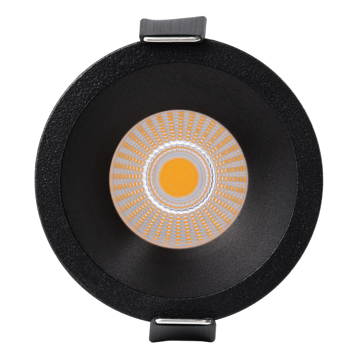 MICRO-B 60245 Χωνευτό LED Spot Downlight TrimLess Φ6cm 7W 875lm 38° AC 220-240V IP20 Φ6 x Υ7.8cm - Στρόγγυλο - Μαύρο - Θερμό Λευκό 2700K - Bridgelux COB