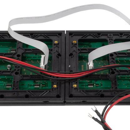 MODULCO 90383 Module Πλακίδιο Κυλιόμενης Ψηφιακής Επιγραφής/Οθόνης 32x16cm P10 LED 40W Nits ≥5500cd/㎡ DC 5V Αδιάβροχο IP65 Μπλε - Μ32 x Π16 x Υ1.5