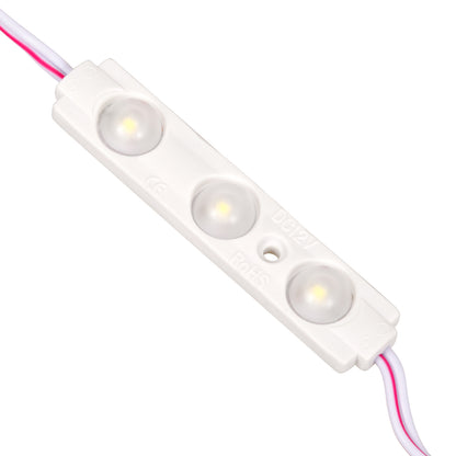 MODULOMI 73707 Module LED 1.5W 180lm 120° DC 12V Αδιάβροχο IP65 3 x SMD5730 Chip Ψυχρό Λευκό 6000K Dimmable - Μ6.9 x Π1.3 x Υ0.8 - Πακέτο 20 Τεμαχίων
