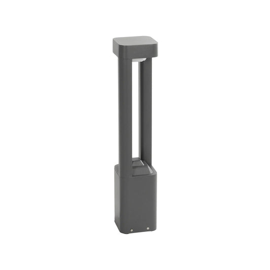 ΜΟΝΕΒΟΟ 90543 Φωτιστικό Κολωνάκι Κήπου LED 15W 1500lm 60° AC 220-240V Αδιάβροχο IP65 Θερμό Λευκό 2700K - Γκρι Ανθρακί - Μ12 x Π12 x Υ60.5