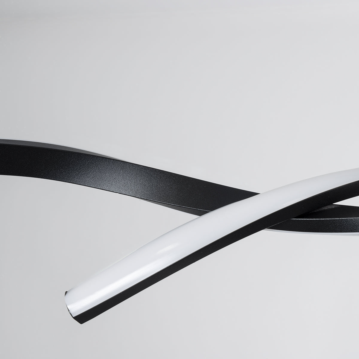 MORALES 61275 Κρεμαστό Φωτιστικό Οροφής Design LED CCT 54W 6048lm 200° AC 220-240V - Εναλλαγή Φωτισμού μέσω Τηλεχειριστηρίου All In One Ψυχρό 6000k+Φυσικό 4500k+Θερμό 2700k Dimmable Μ90 x Π14 x Υ14cm - Μαύρο