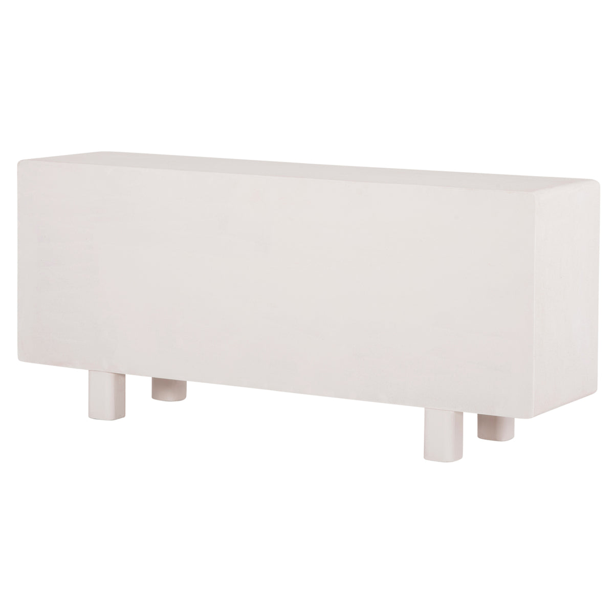 ΜΠΟΥΦΕΣ SANTORINI MDF ΣΕ ΥΠΟΛΕΥΚΟ ΧΡΩΜΑ 3 ΠΟΡΤΕΣ 140x38x64