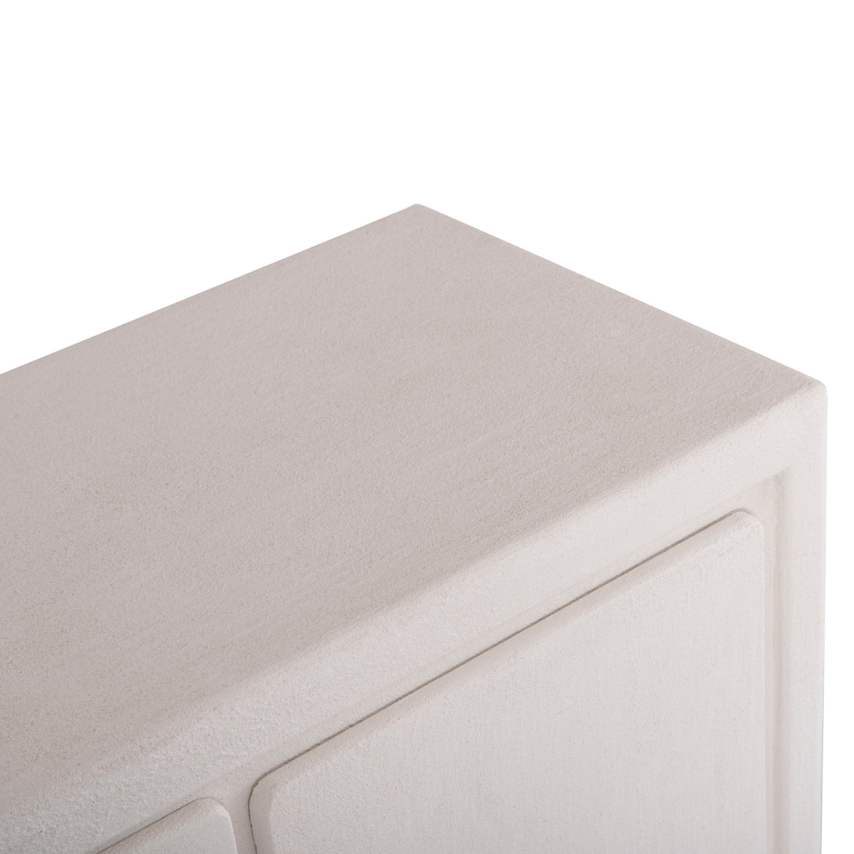 ΜΠΟΥΦΕΣ SANTORINI MDF ΣΕ ΥΠΟΛΕΥΚΟ ΧΡΩΜΑ 3 ΣΥΡΤΑΡΙΑ & 2 ΠΟΡΤΕΣ 120x38x80