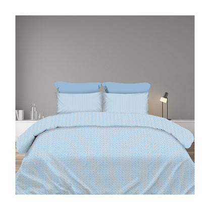 Σετ Σεντόνια 2x(2,45x2,60εκ) + 2x(52x72εκ) Maira Blue