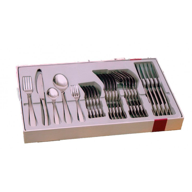 Μαχαιροπίρουνα Ανοξείδωτα Ασημί (30 Τεμ.)