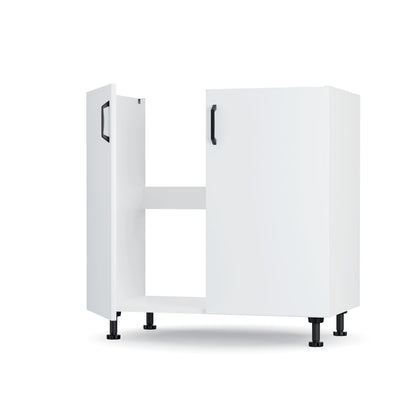 Modest Κάτω Ντουλάπι Νεροχύτη Λευκό 80x48x82
