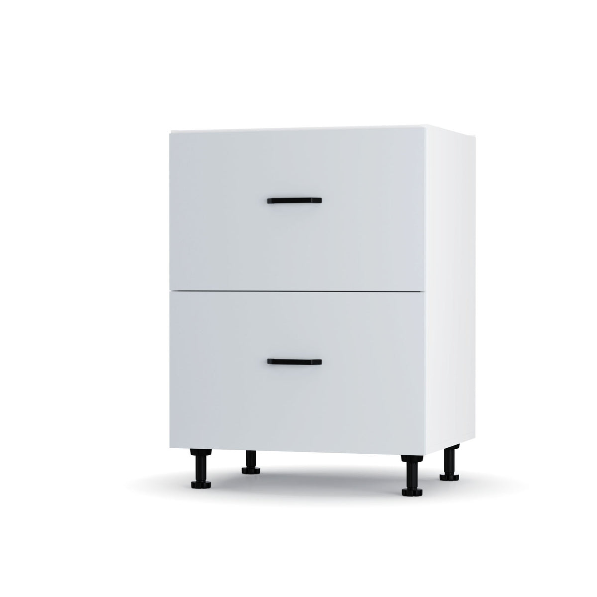 Modest Κάτω Ντουλάπι Συρταριέρα Γκρι 60x48x82