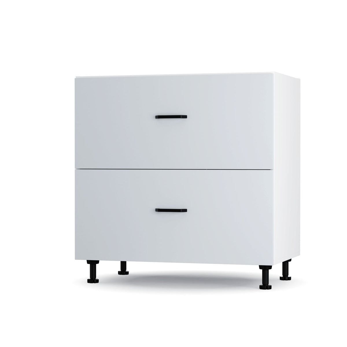 Modest Κάτω Ντουλάπι Συρταριέρα Γκρι 80x48x82