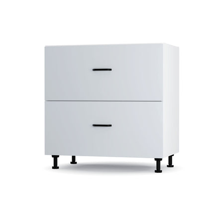 Modest Κάτω Ντουλάπι Συρταριέρα Γκρι 80x48x82