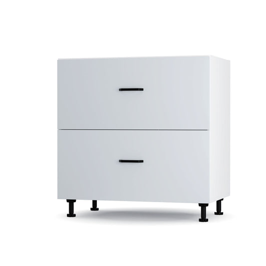 Modest Κάτω Ντουλάπι Συρταριέρα Γκρι 80x48x82