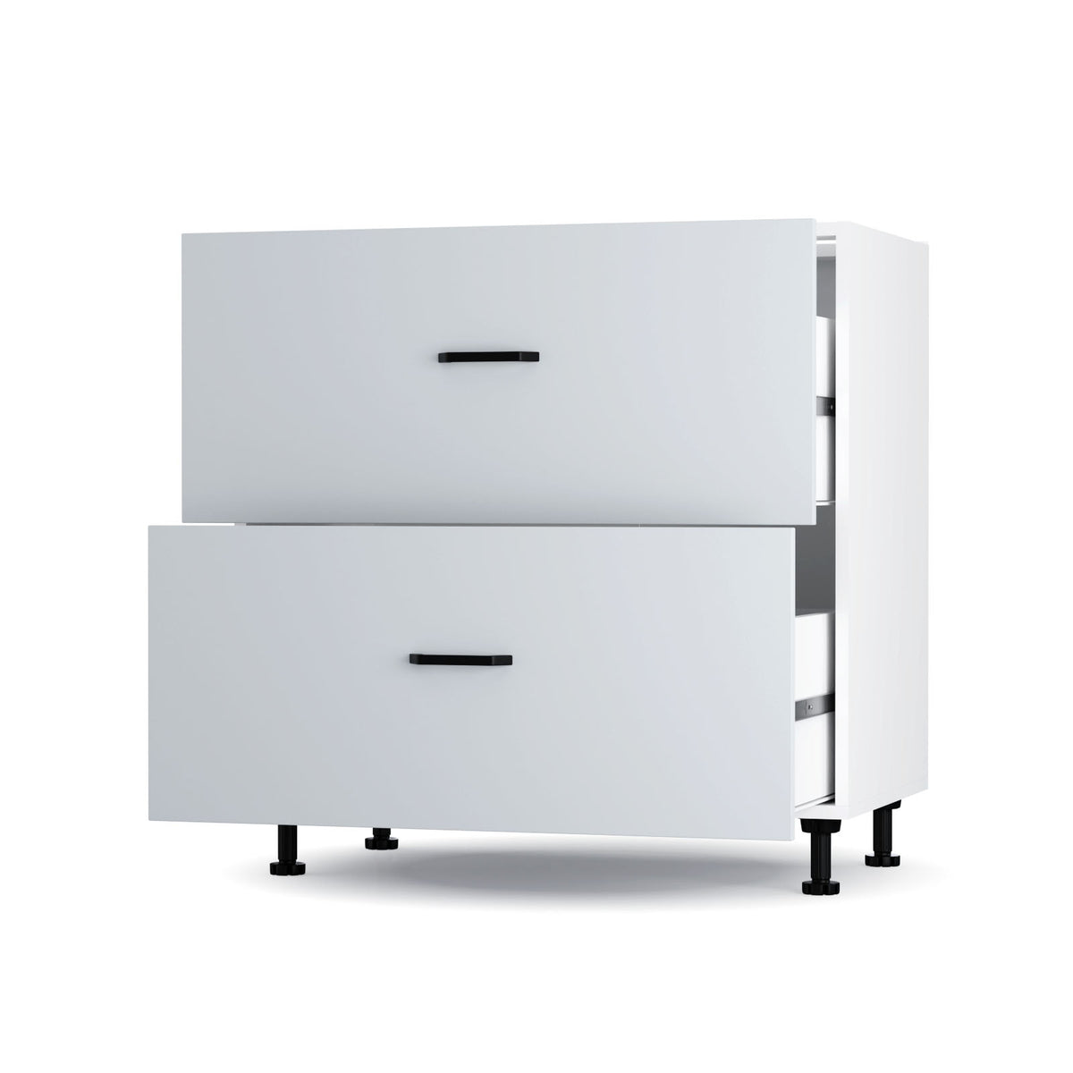 Modest Κάτω Ντουλάπι Συρταριέρα Γκρι 80x48x82