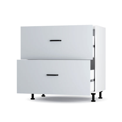 Modest Κάτω Ντουλάπι Συρταριέρα Γκρι 80x48x82