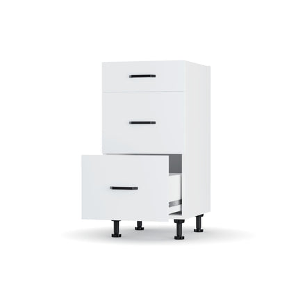 Modest Κάτω Ντουλάπι Συρταριέρα Λευκή 40x48x82