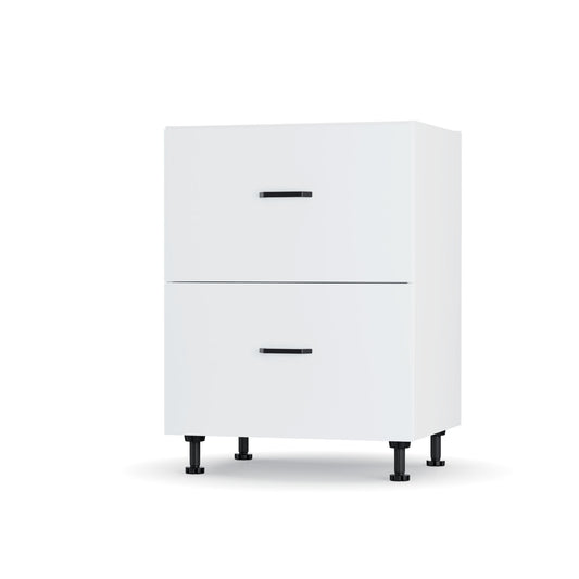 Modest Κάτω Ντουλάπι Συρταριέρα Λευκό 60x48x82