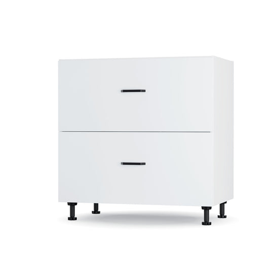 Modest Κάτω Ντουλάπι Συρταριέρα Λευκό 80x48x82