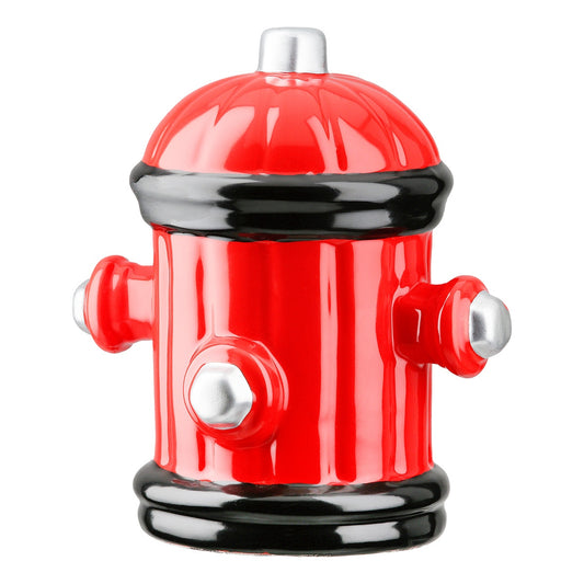 Money Box Hydrant Ceramic Red 15x12x16