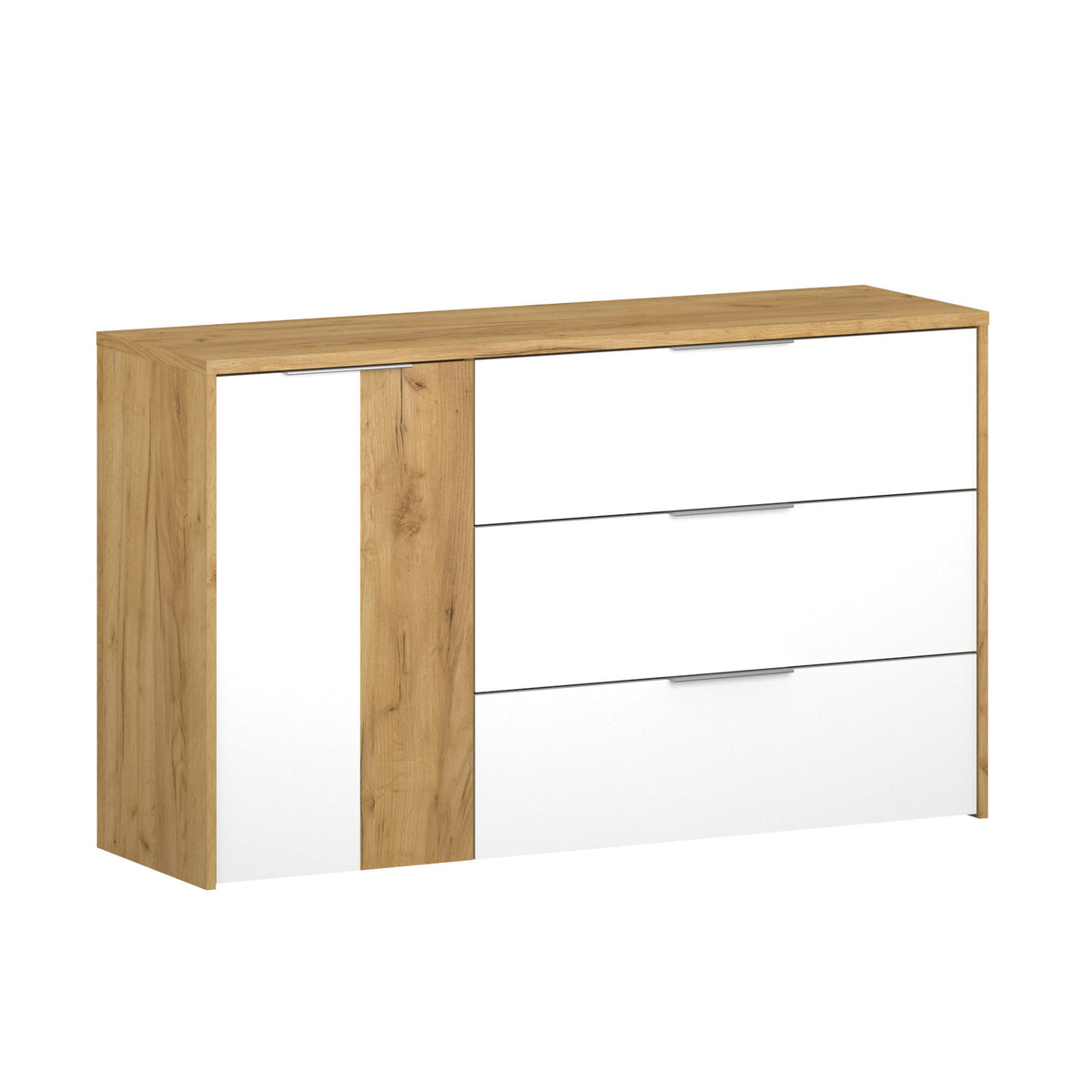 Μπουφές Avanti Χρυσός Δρυς-Λευκό 139.4x41.5x82.5
