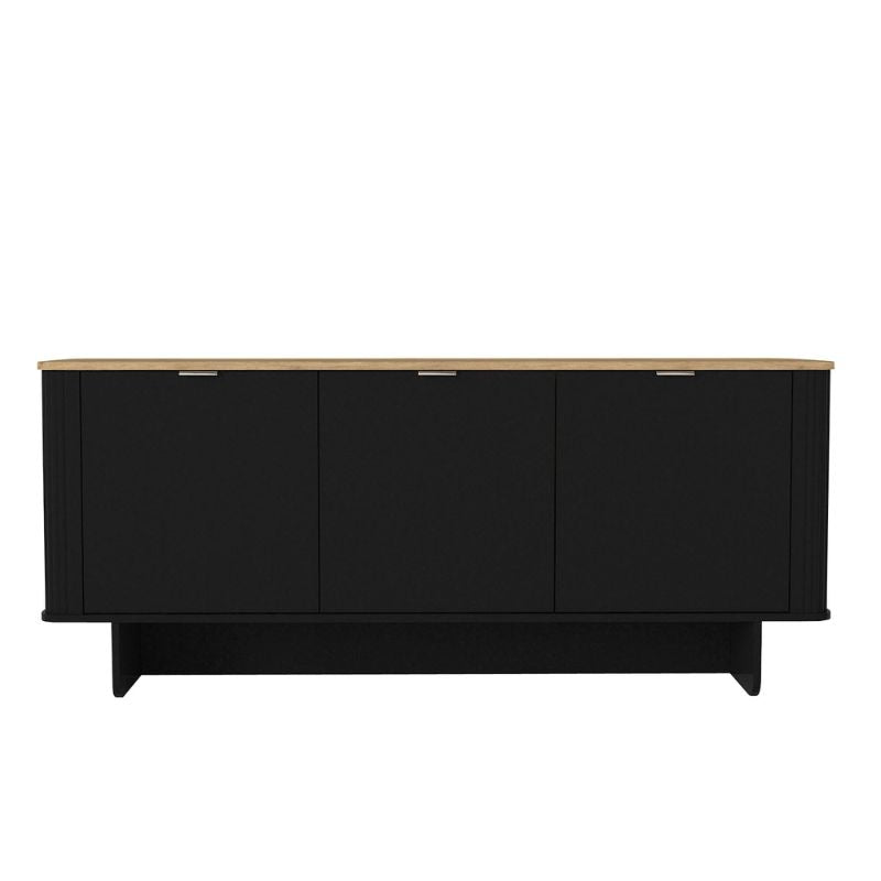 Μπουφές Bohema Χρώμα Μαύρο - Sepet Oak 180x47x76,6