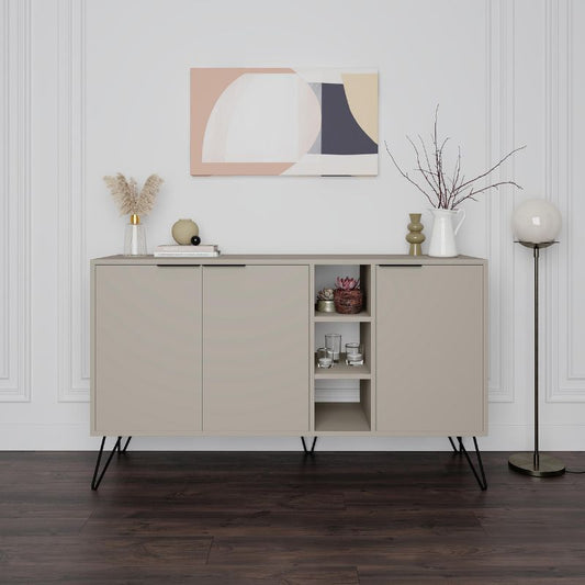 Μπουφές Clara Χρώμα Sandstone 142x35,6x83