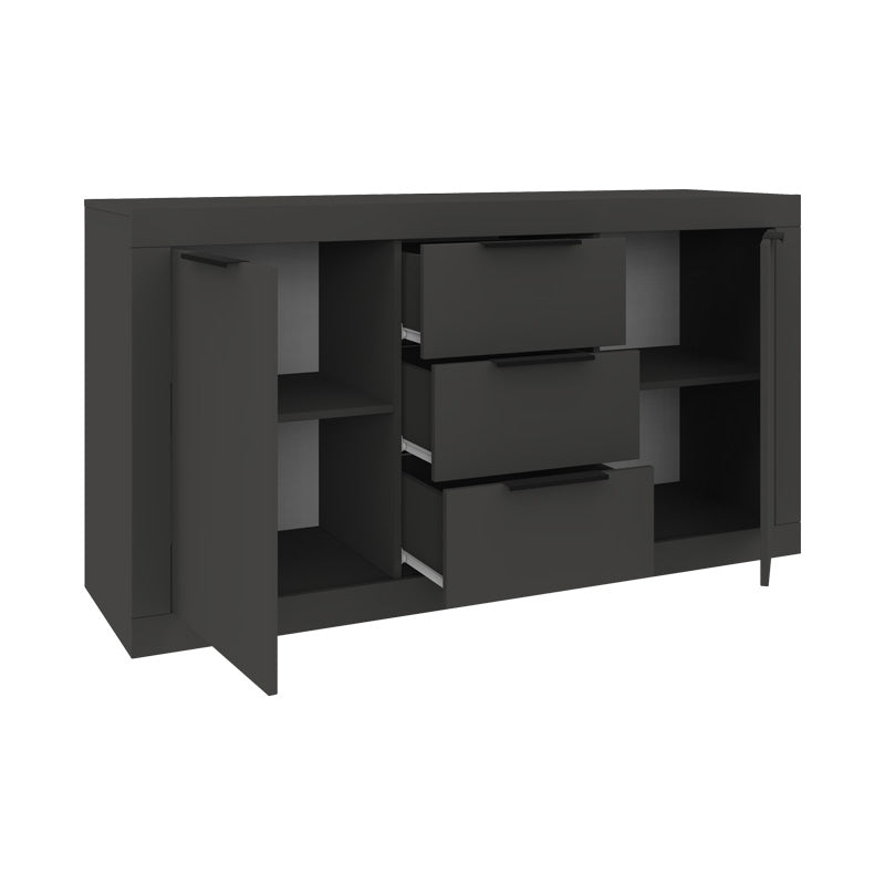 Μπουφές Doha σε Ανθρακί Απόχρωση 150x45x80.5
