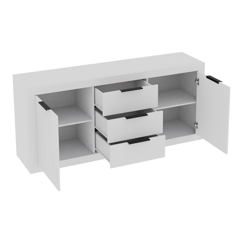 Μπουφές Doha σε Λευκή Απόχρωση 180x45x80.5