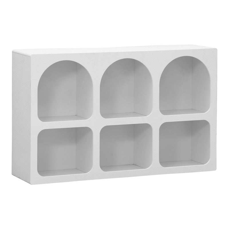 Μπουφές Emersi με Ράφια MDF σε Λευκή Απόχρωση 120x35x76