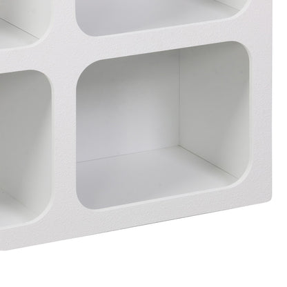 Μπουφές Emersi με Ράφια MDF σε Λευκή Απόχρωση 120x35x76