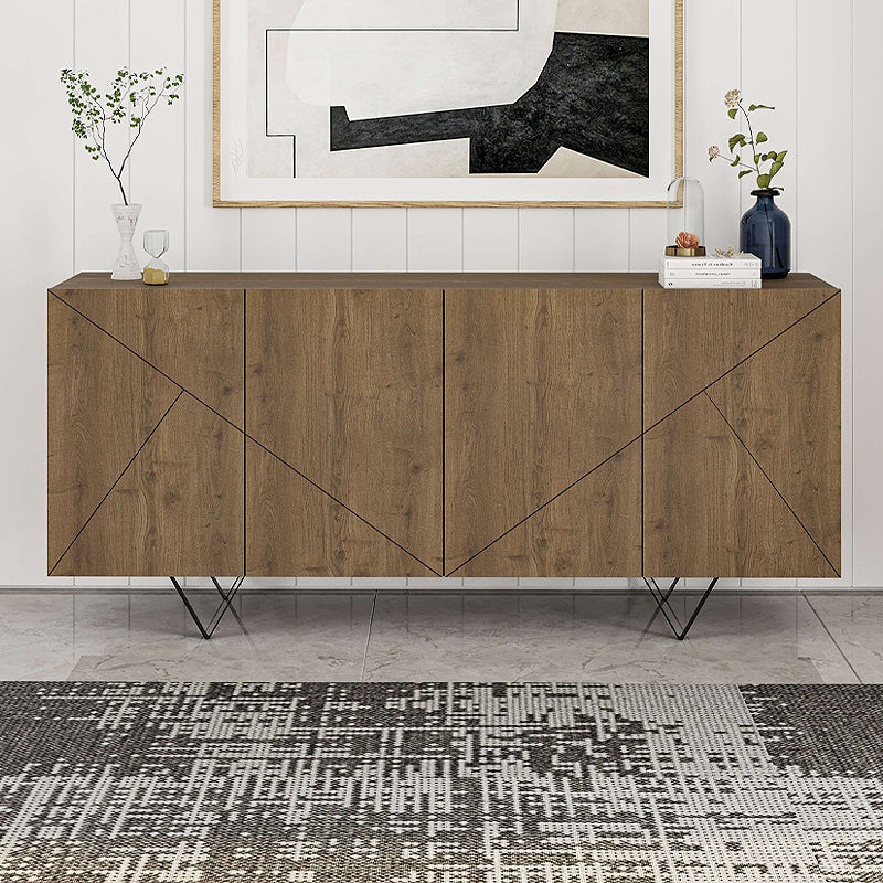 Μπουφές Jakomen Χρώμα Ανοιχτό Καρυδί 180x41,7x80