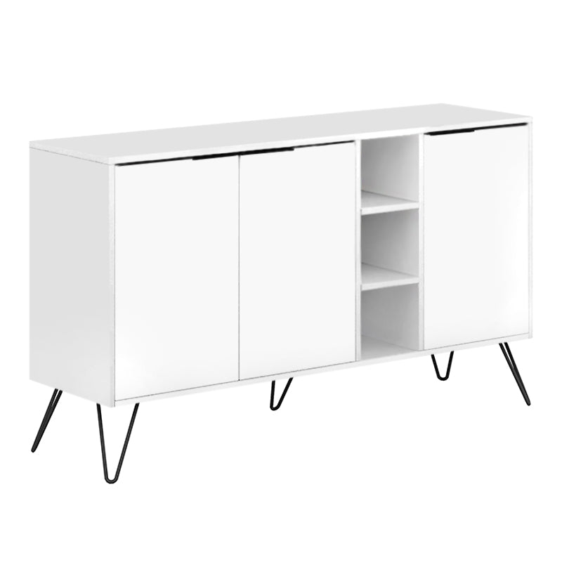 Μπουφές Μελαμίνης Clara Χρώμα Λευκό 142x35,6x83