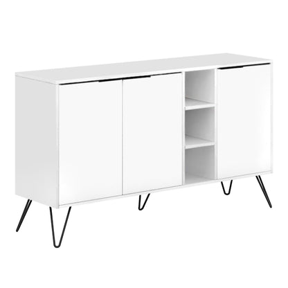 Μπουφές Μελαμίνης Clara Χρώμα Λευκό 142x35,6x83