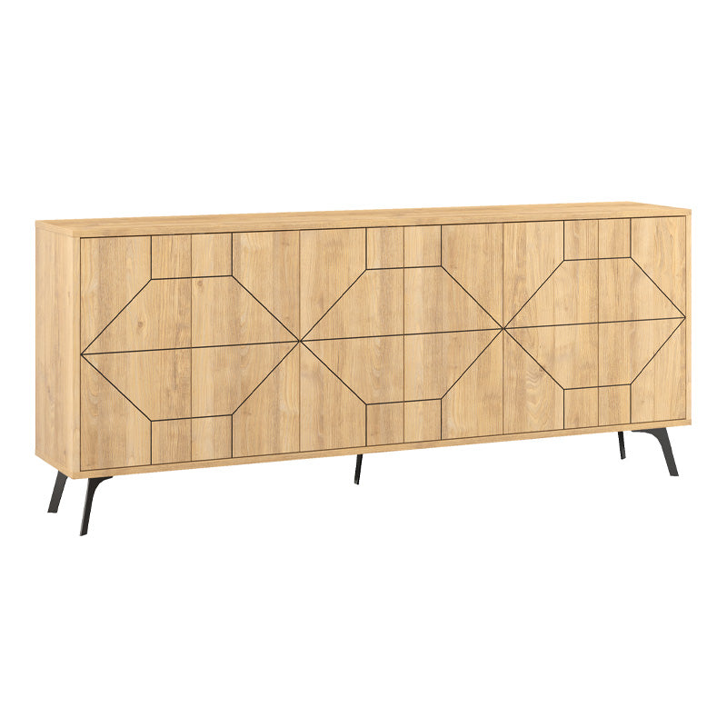 Μπουφές Μελαμίνης Dune Χρώμα Φυσικό Οξιάς 184x35x77,4