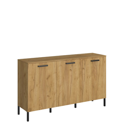 Μπουφές Santes Χρυσό Δρυς-Γραφίτη 155x42x92.5