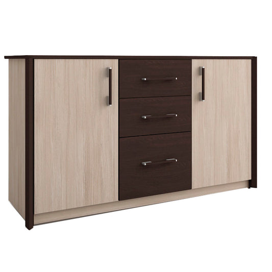 Μπουφές Scarlet 136x46x82 με MDF Διακόσμηση Σονόμα-Βέγκε