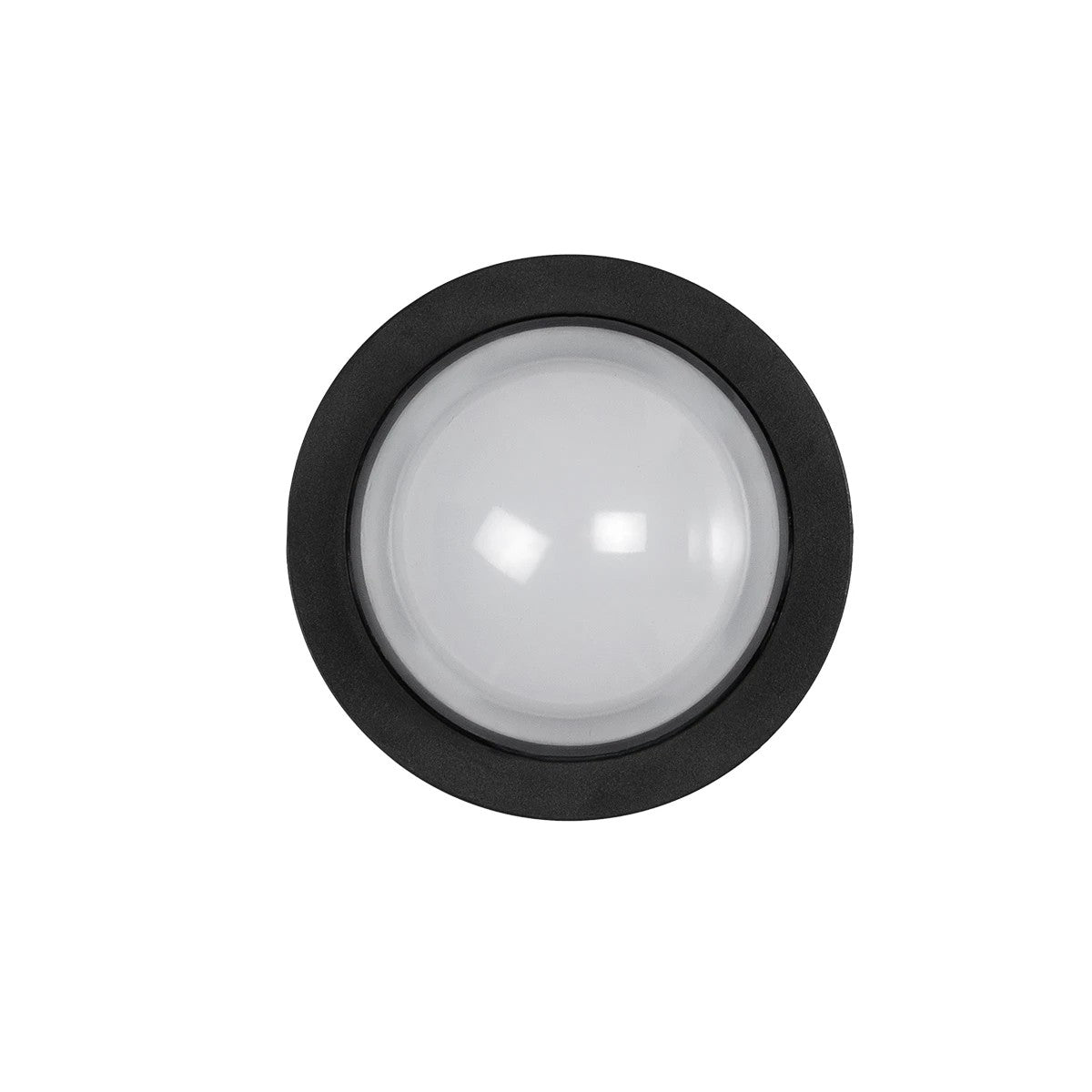 NEXA KLV-101-0247 Φωτιστικό Τοίχου / Απλίκα LED 6W 480lm 180° AC 220-240V Αδιάβροχο IP65 Ultra Θερμό Λευκό 1800K - Sanan SMD Chip & TÜV SÜD Driver - Μαύρο Ματ - Μ11 x Π8.5 x Υ11