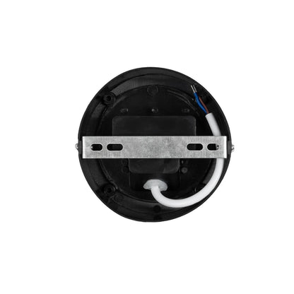 NEXA KLV-101-0247 Φωτιστικό Τοίχου / Απλίκα LED 6W 480lm 180° AC 220-240V Αδιάβροχο IP65 Ultra Θερμό Λευκό 1800K - Sanan SMD Chip & TÜV SÜD Driver - Μαύρο Ματ - Μ11 x Π8.5 x Υ11